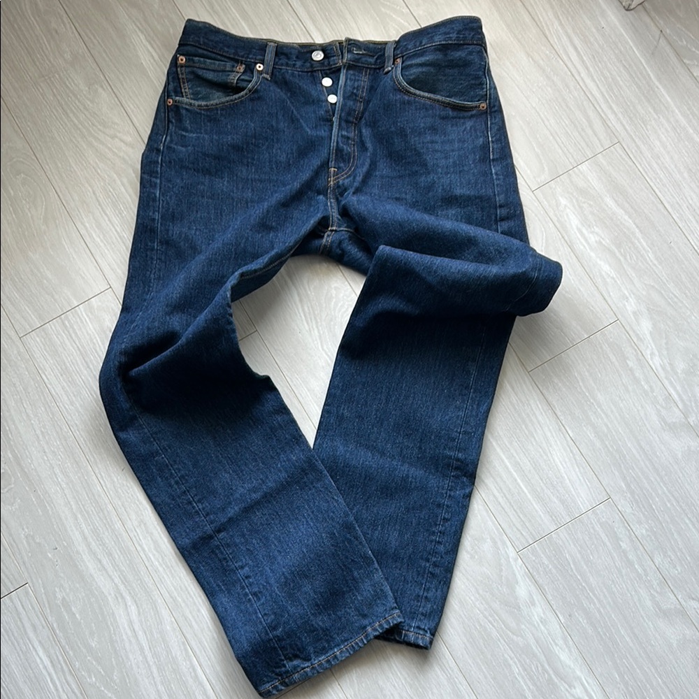 Levi's Blue Relaxed Fit Jeans Classic Comfort